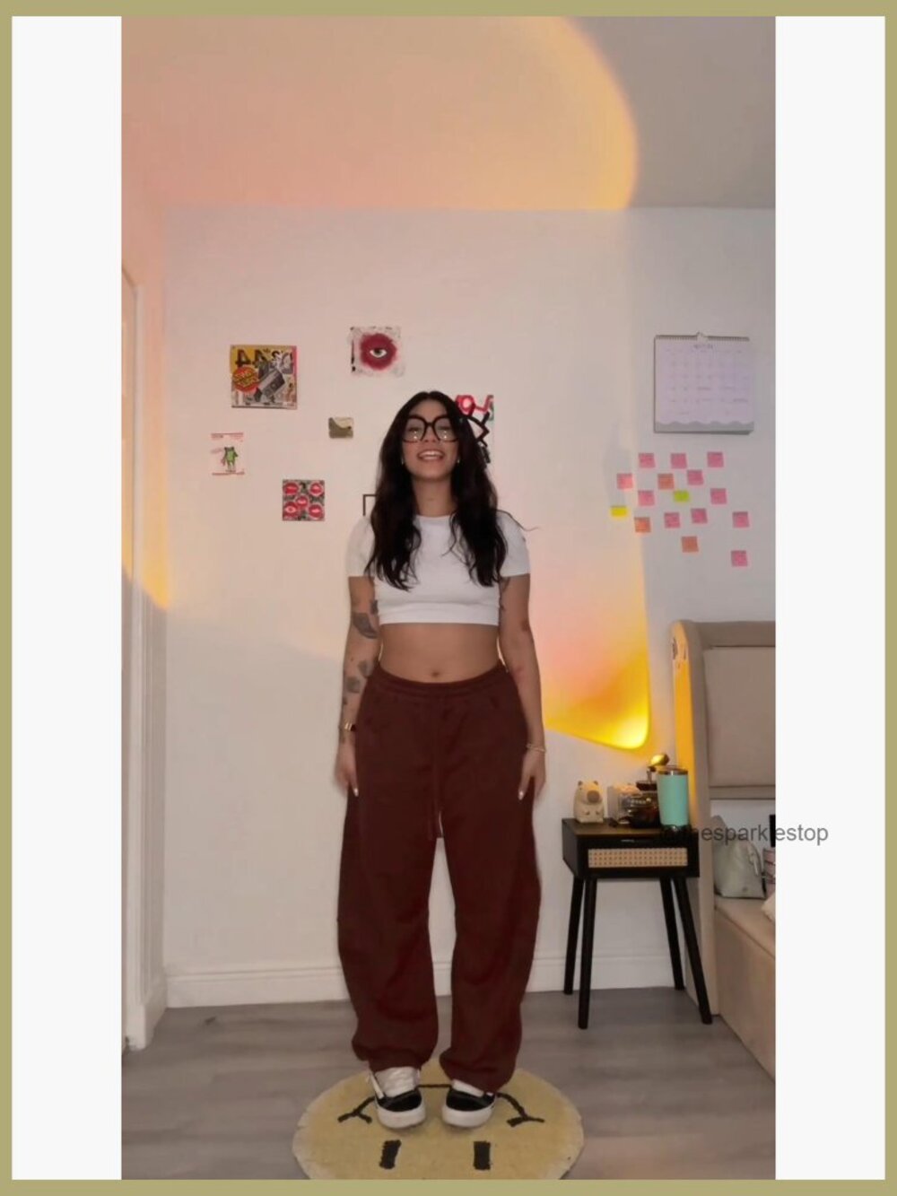 Barrel Sweatpants Women Wide Leg Baggy Lounge Pants with Pockets - Picture 7 of 7